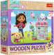 Trefl houten puzzel gabby's poppenhuis - vrolijke gabby en vrienden.