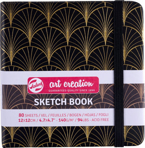 Talens art creation schetsboek - art deco - 12x12cm