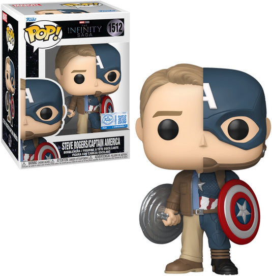 Funko pop! marvel infinity saga - steve rogers captain america
