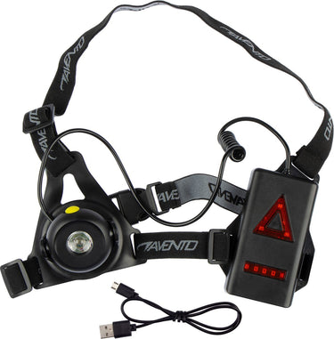 Avento veiligheidsvest - borstlicht - usb oplaadbaar - kantelbaar - led