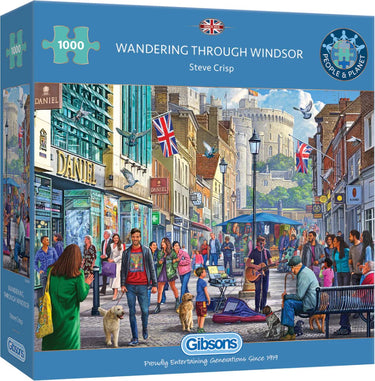 Gibsons - wandering through windsor (door steve crisp) - 1000 stukjes 68×49cm (b×h) - legpuzzel voor volwassenen