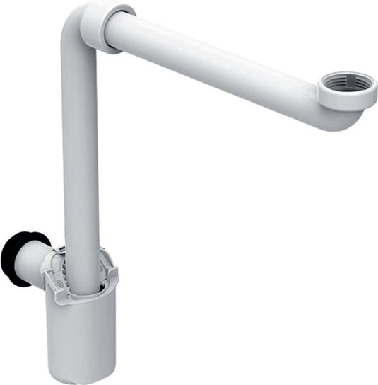 Geberit ruimtebesparende sifon 32 mm. 1 1 4 wit
