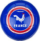 Avento voetbal glossy - world soccer - blauw - frankrijk - maat 5 - ⌀ ca. 22 cm