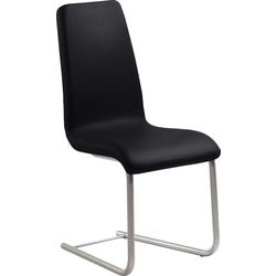 Sledestoel mayer sitzmöbel 2149_08_26397 stoffen bekleding zwart