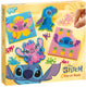 Totum disney stitch angel strijkkralen set 2600-delig met 2 legbordjes - creatief speelgoed meisjes en jongens vanaf 5 jaar