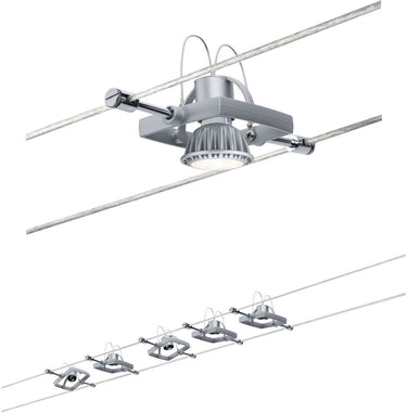 Paulmann ws set mac ii - max. 5x10w - gu5,3 - chroom