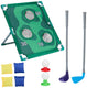 Eddy toys golf speelgoed 2-in-1 – minigolf en werpspel voor kinderen – golfset met clubs, ballen en bean bags – spellenset voor buiten spelen in tuin of vakantie