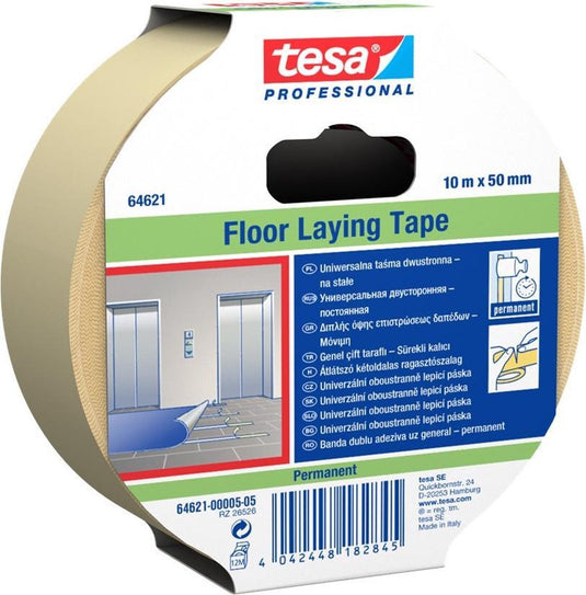 Tesa professional transparent double-sided self-adhesive tape pp-carrier and synthetic rubber