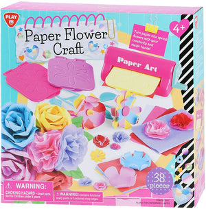 Play go papieren bloemen maken knutselset - 38dlg.