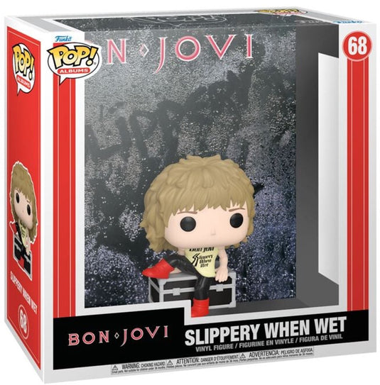 Funko bon jovi slippery when wet (pop! albums) vinyl figur 68 pop! meerkleurig