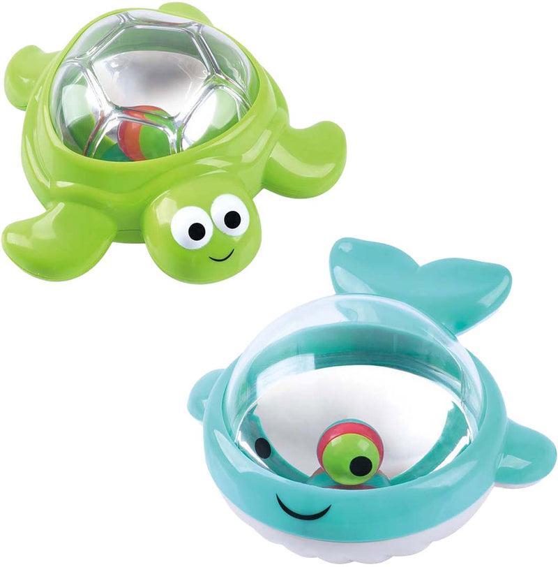 Load image into Gallery viewer, Playgo badspeelgoed tub twinklers - walvis en schildpad - 2st.
