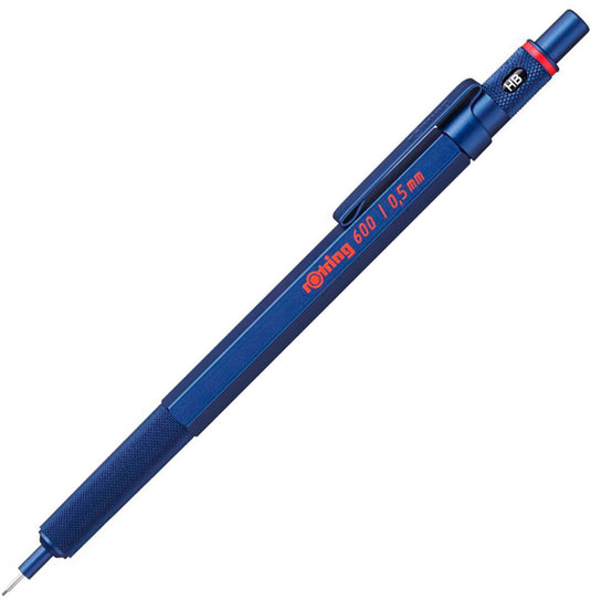 Rotring 600-vulpotlood - 0,5 mm - blauwe behuizing