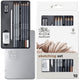 Winsor newton 0490010 studio collection grafiet- houtskoolpotloden set 10-delig – schets- en tekenpotloden met accessoires