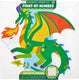 Ooly colorific canvas verf met nummer kit fantastische draak