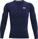 Under armour ua hg armour comp ls-blu heren sporshirt - midnight navy - wit