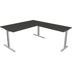 Bureau kerkmann 11023013 form 2 antraciet, zilver