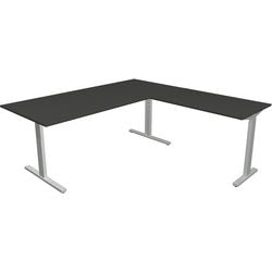 Bureau kerkmann 11023113 form 2 antraciet, zilver
