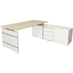 Bureau kerkmann 11447150 hoekbureau grafiet