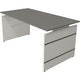 Zit-sta-bureau kerkmann 114403.1 rechthoekig grafiet
