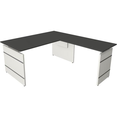 Zit-sta-bureau kerkmann 11465013 hoekbureau antraciet