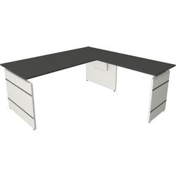 Zit-sta-bureau kerkmann 11465613 hoekbureau antraciet