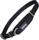 Red dingo dog collar semi-choke black