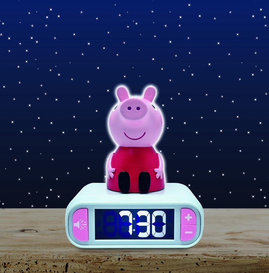 Lexibook peppa pig nachtlampje wekker met geluiden