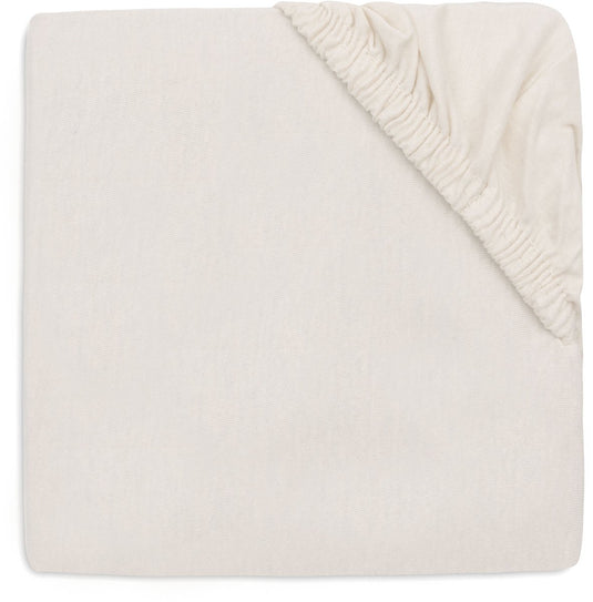 Jollein hoeslaken ledikant - 70 75x140 150cm - jersey - oatmeal