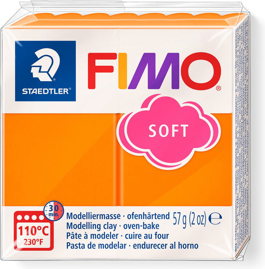 Fimo soft boetseerklei 57 g mandarijn