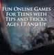 Children's game books - fun online games for teens with tips and tricks: ages 13 and up