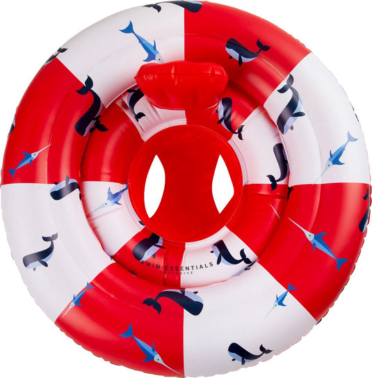 Swim essentials baby float walvis 0-1 jaar