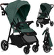 Lionelo emma one buggy en kinderwagen tot 22 kg – xxl kapje – eva wielen – lichtgewicht en onderhoudsvrij – verstelbare rugleuning – eénhandig inklapbaar – verstelbare duwstang – centrale voetrem – 5-punts veiligheidsgordel – stadswandelwagen