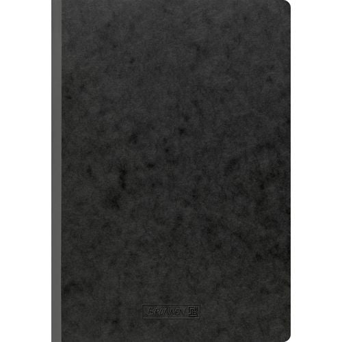 Schrijfblok brunnen gelinieerd a4 zachte kaft 192 pagina’s zwart