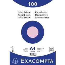 Indexkaarten exacompta 10336e roze papier