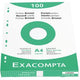 Indexkaarten exacompta 13606e wit papier