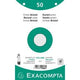 Indexkaarten exacompta 12603e wit papier
