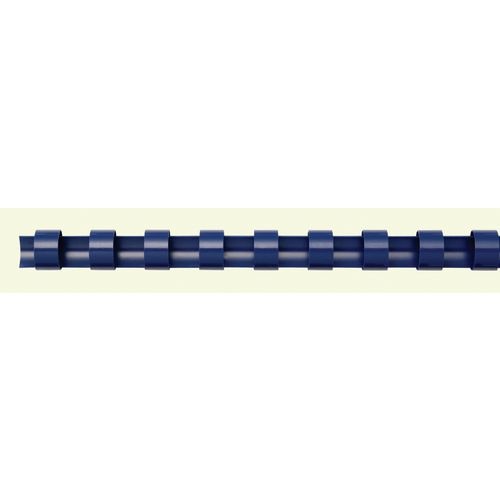 Pack 100 binding combs blue 5345506 fellowes plastic a4 8mm