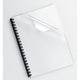 Fellowes pack 100 binding cover transparent 53762 pvc a4
