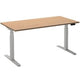Zit-sta-bureau ceha ade2plhl148q9016be beuken melamine, metaal