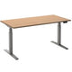 Zit-sta-bureau ceha ade2plhl168q9006be beuken melamine, metaal