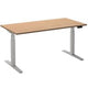 Zit-sta-bureau ceha ade2plhl189q9016be beuken melamine, metaal
