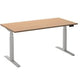 Zit-sta-bureau ceha ade2plhl208q9016be beuken melamine, metaal