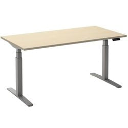 Zit-sta-bureau ceha ade2plhl128q9006ah esdoorn melamine, metaal