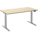 Zit-sta-bureau ceha ade2plhl128q9016ah esdoorn melamine, metaal