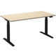 Zit-sta-bureau ceha ade2plhl148q9005ah esdoorn melamine, metaal