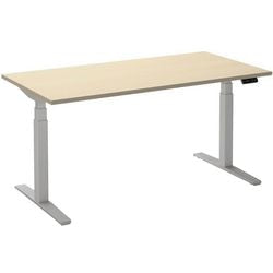 Zit-sta-bureau ceha ade2plme148q9016ah esdoorn melamine, metaal