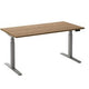 Zit-sta-bureau ceha ade2plhl208q9006ret eiken tabak melamine, metaal