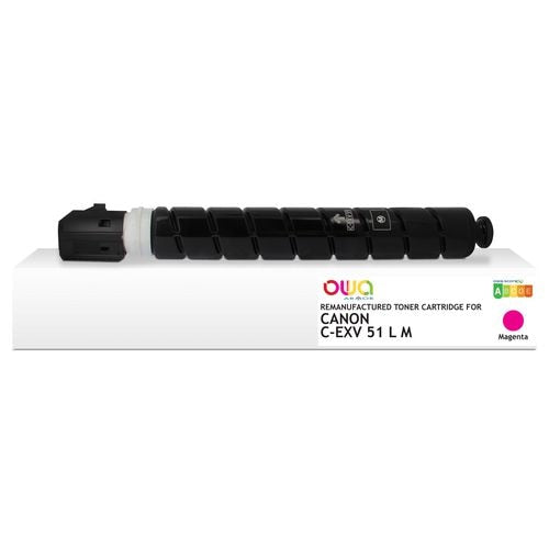 Inktcartridge owa c-exv 51 l m rood 26000p