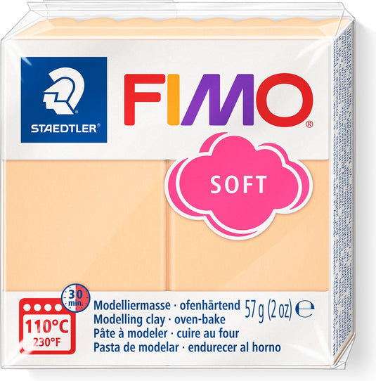 Fimo soft boetseerklei 57 g perzik