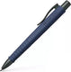 Faber-castell balpen - polyball urban - schrijfbreedte xb - marine blauw - fc-241189